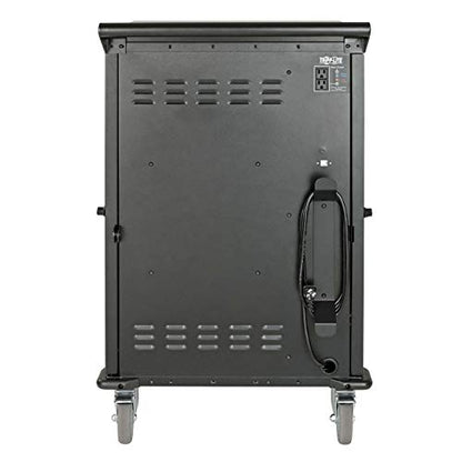 Tripp Lite 45-Port AC Mobile Charging Cart Storage Station for Chromebooks, iPads, Laptops, Tablets, Black (CSC45AC) - size: 45 AC Port, style: Cart