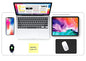 JanJunDec 17x36 Inch Multifunctional Clear Desk Pad Desk Mat for Desktop Laptop, Plastic Table Mat, Waterproof Table Cover, Transparent PVC Desk Protector Mat for Writing Desk End Table with Mouse Pad - size: 17x36 Inch