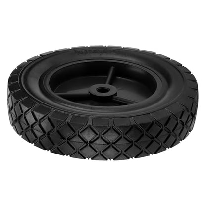 2 PCS 8 x 1.75 Inch Rubber Replacement Tire,Rubber Single Wheel Micro Sport Wheel with 1/2 Bore Offset Axle,Tires Rolling Roller for Installation Replacement,Hand Truck - size: Black 2Pcs