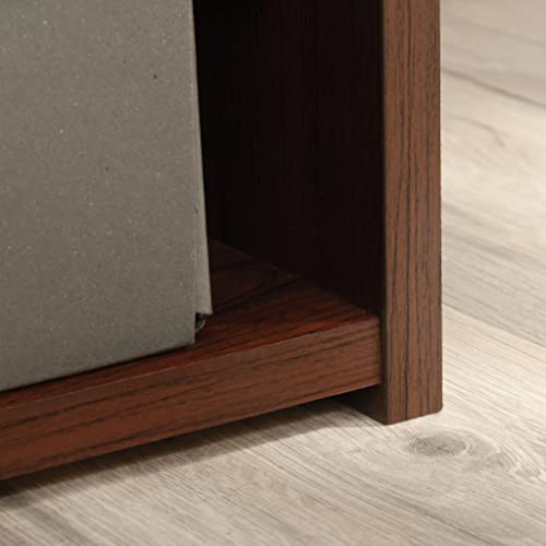 Sauder Beginnings 3-Shelf Bookcase, Bookshelf with Adjustable Storage Shelves, in Brook Cherry finish - color: Brook Cherry