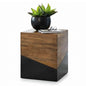 Signature Design by Ashley Trailbend Eclectic Accent End Table, Brown & Gunmetal