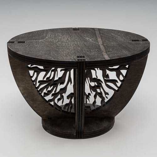 Indoor Wooden Plant Stand Holder for Sill, Desktop, - Single Flower Pot Rack for Small Plants - Unique Tree Root Design Elevate Your Plants in Style and Provide Additional Sunlight