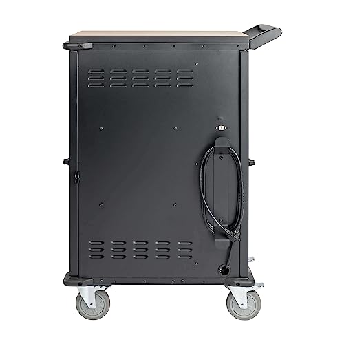 Tripp Lite 21-Port AC Mobile Charging Cart Storage Station for Chromebooks, iPads, Laptops, Tablets, Black (CSC21AC) - size: 21 AC Port, style: Cart