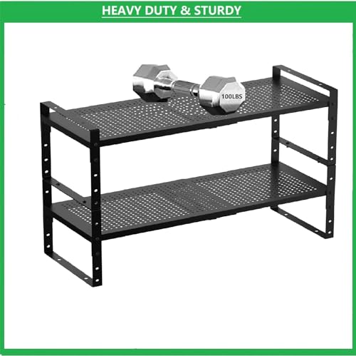 Multi-Functional Metal Shoe Rack, Space-Saving, Perfect for Entryway, Closet, Bathroom, etc. - Sturdy and Durable, High Weight Capacity(1PACK/Black/Medium) - color: 1pack/Black, size: Medium