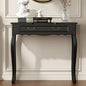 Black Entryway Table with 1 Drawer Console Table for Entryway Entrance Table for Hallway, Living Room, Foyer, Easy Assembly (Legs Only), 13.77D x 34.64W x 30.7H in - color: Black