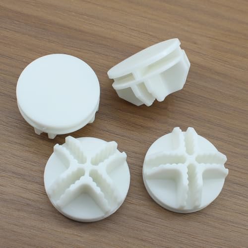 36 Pcs White Wire Cube Connectors, 8 Slots Plastic Grid Cube Organizer Connector for Modular Closet Storage & Wire Shelving
