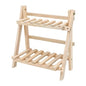 Brrnoo 2 Tiers Plant Stand Shelf,Desk Flower Pot Holder,Adjustable Desktop Shelf Display Organizer Ladder Rack for Office Decorate Storage Rack,Kitchen Rack
