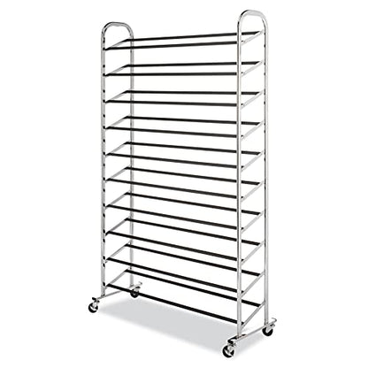 Whitmor 10 Tier Shoe Tower, 50 Pair, Chrome - color: 10 Tier,chrome