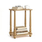 VASAGLE Mariel Collection - Side Table, Accent Nightstand for Small Spaces, Rectangular End Table with Shelf, Solid Wood Legs, Mid-Century Modern, Living Room Bedroom, Natural Brown ULET294HC01S - color: Natural Brown