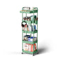 Sorgion 5 Tier Rolling Cart Organizer,Bathroom Cart Organizers with Wheels Laundry Room Organization Mobile Shelving Unit Utility Cart Storage Shelves Multi-Functional for Office, Home(Green) - size: 5Tier-Green