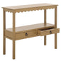 SAFAVIEH Home Collection Haven Desert Brown 2 Lower Drawer Console Table for Entryway, Living Room, Foyer - color: Desert Brown