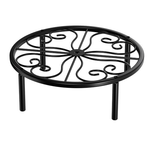 Plant Stand Plant Holder - Short Flower Stand for Garden Courtyard, Heavy Duty Plant Rack for Multiple Plant Indoor or Outdoor, Up to 60LBS. - size: 3.5in Flower