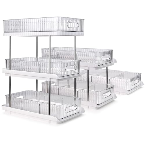 3-Tier Under Sink Organizer – Pull-Out Storage for Kitchen & Bathroom – Under Bathroom Sink Organizer, Under Sink Organizer Storage, Under Cabinet Storage Organizer