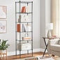 BLKMTY Tall Shelves, 6 Tier Wire Shelving, Narrow Storage Metal Shelf, Standing Shelf Units, Adjustable Garage Shelving, 12" D x 17" W x 64" H, 600lbs Capacity, Commercial Shelves, Black - color: Black, size: 6 Tire: 11.8" D x 16.7" W x 63.6" H
