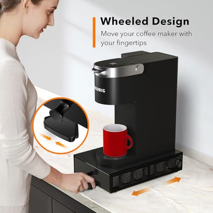 SICHEER K Cup Organization Storage Drawer Maker K Cup Holder Sliding Tray Pull out Coffee Pod Organizer Rolling Stand Countertop Maker Stand Rack Capsules Compatible with Keurig Accessories 24 Pods - size: 24 Pod Capacity - Rolling