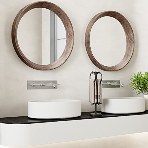 BGL Hand Towel Holder Stand for Bathroom, Hand Towel Stand for Bathroom Counter, Free Standing Towel Racks for Bathroom with Weighted Wood Base,19" High-Oil Rubbed Bronze - color: Oil Rubbed Bronze