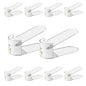 Shoe Slot Organizer,Adjustable Shoe Stacker for a Pair of Shoes,Shoe Holder Space Saver,Double Deck Shoe Riser Shoe Rack,Shoe Organizer for Closet (Clear, 10 Pack) - size: 10 Pack