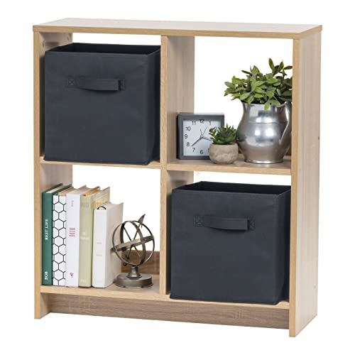 IRIS USA 4-Cube Light Brown Heavy-Duty Organizer