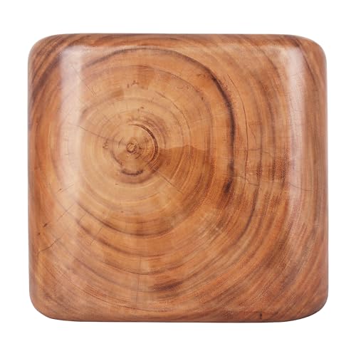 Rutledge & King Wooden End Table - Unique Wooden Side Table - Mid Century Side Table - Saur Wood Decor - Small Accent Table - Mid Century Modern - color: Natural, style: Mazelle