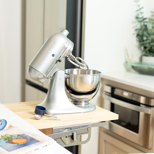 Life Finds Kitchen Appliance Lifting Brackets, Spring Loaded Lift Assist for Mixers, Blenders, and More, Shelf Not Included, LF-KAL01