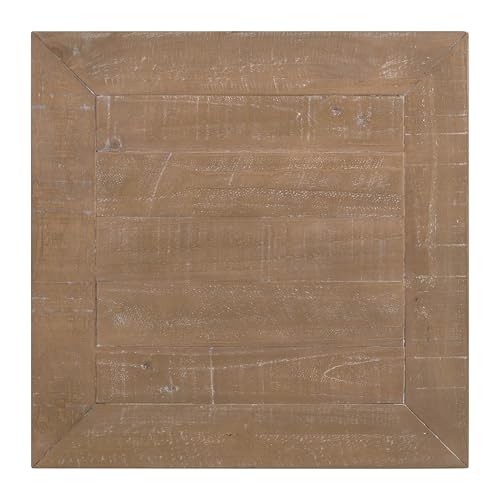 Monterey Farmhouse Rustic End Table, Solid Pine Wood Coastal Side Table with Drawer and Shelf. Black and Driftwood. | Farmhouse Rustic, Coastal Side Table, Drawer and Storage Shelf - color: Black and Driftwood