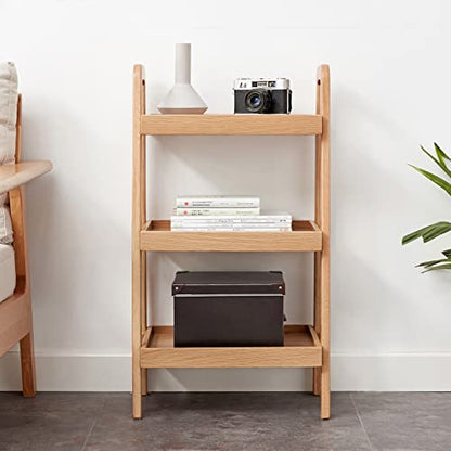 GDFStudio 3-Tier Wood Shoe Rack & Storage Bench,Versatile Organizer with Oak Frame & Timeless Design, Easy Assembly for Entryway,Living Room,Bedroom, Bathroom,Kitchen,Hallway,Natural - color: Natural