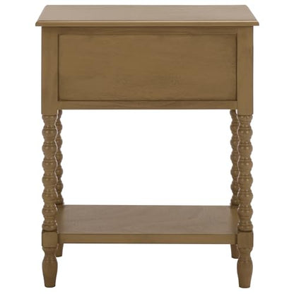 SAFAVIEH Furniture - Athena 3-Drawer Console Table - Desert Brown - Solid Wood - Farmhouse Classic Design - Ideal for Entryway, Living Room, Hallway, 23.5" W x 13" D x 29.5" H (CNS5703F) - color: Desert Brown