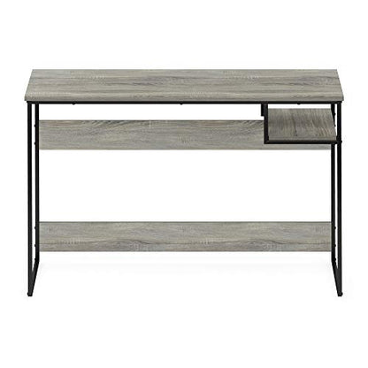 FURINNO Moretti Lifestyle Study Desk, 45 Inches, French Oak Grey - color: French Oak Grey, size: 45 inches