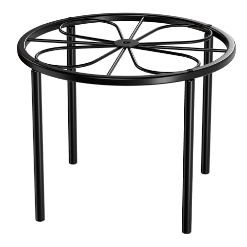 Plant Stand Plant Riser - Metal Flower Stand for Garden Home, Anti-rust Plant Holder for Multiple Plant Indoor or Outdoor. - size: 7.9in Leaf