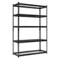 Heavy Duty 5-Tier Shelving Unit, 2500 LBS Capacity Storage Shelves for Garage Kitchen Pantry, Metal Adjustable Shelving for Basement Bathroom Laundry, 47" L x 18" W x 71" H - size: 71" H x 47" W x 18" D