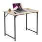 HCY Computer Desk 39 inch Writing Desk Home Office Study Workstation Modern PC Laptop Sturdy Simple Gaming Desk with Metal Frame (Nature) 39x20x29 - color: Nature, size: 39 inch