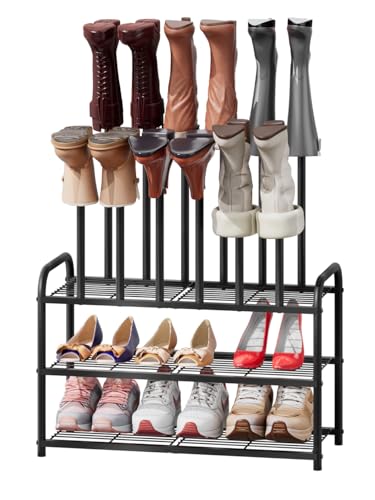 viewcare Tall Boot Rack, Boot Rack Organizer, Tall Boots with Shoe Rack for Closet, Shoe Shelf Storage Organizer for Entryway Space - size: Long