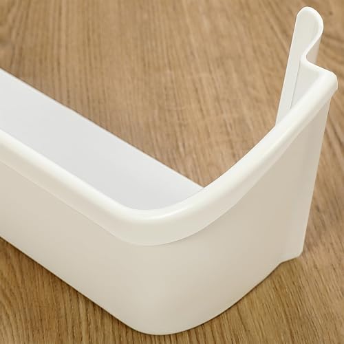 Kojem 240323001 Refrigerator Door Shelf Bin Compatible with Frigidaire Refrigerator Replacement for 240323007 240363707 891286 PS430206 - White 2PCS