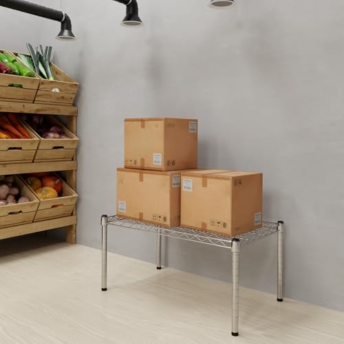 18" Deep x 30" Wide x 14" Height Wire Shelving Kit | 1-Tier | NSF Commercial Storage Rack Unit - size: 18" Deep x 30" Wide