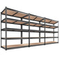REIBII 2000LBS Garage Shelving Heavy Duty 72''H Storage Shelves 5 Tier Heavy Duty Shelving, Adjustable Metal Shelves for Garage Pantry Closet Kitchen Basement 35.5" W x72 H x 15.8" D, 3 Pack - size: 15.8"D x 35.5"W x 72"H