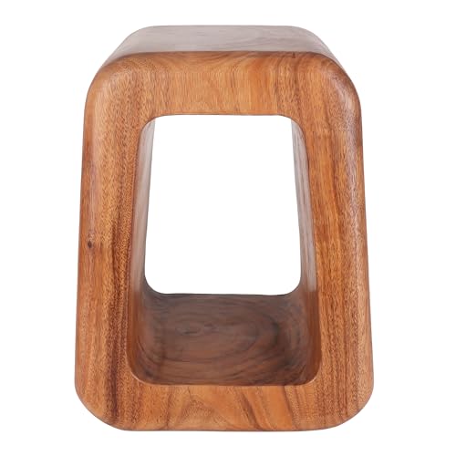 Rutledge & King Wooden End Table - Unique Wooden Side Table - Mid Century Side Table - Saur Wood Decor - Small Accent Table - Mid Century Modern - color: Natural, style: Mazelle