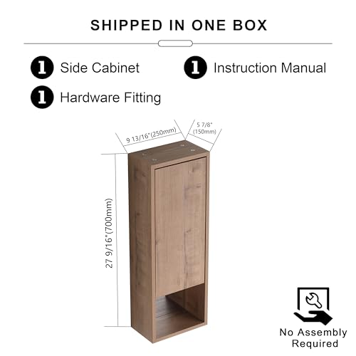 10" Bathroom Wall Mounted Storage Cabinet – Bathroom Mirror Cabinet with Soft-Close Door, Plywood Construction, Space-Saving Floating Design for Toiletries, Cosmetics & Daily Essentials - size: 10"-I