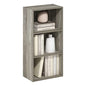 Furinno Luder 3-Tier Open Shelf Bookcase, French Oak - color: French Oak, size: 3-Tier, 9.3 x 16 x 31.4