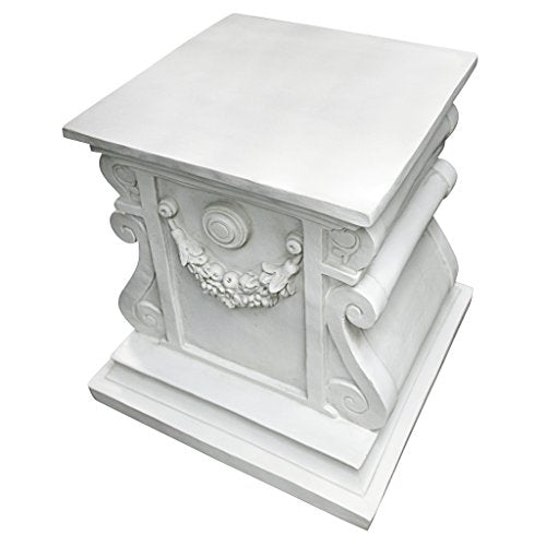 Design Toscano NG314100 Statuary Garden Base Riser, Large, Classic Plinth - size: Large, style: Classic Statuary