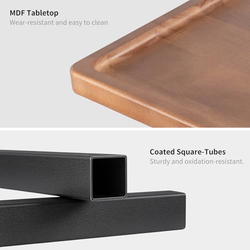Small Bedside Table with Charging Station, Rolling Side Table with Wheels, Small Nightstand with Drawer Storage for Bedroom - Natural Wood with Tray - color: Natural Wood - Tray Style
