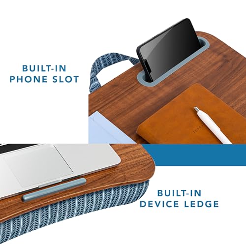 LAPGEAR Designer Lap Desk – Arrow Stripes, 2-Pack with Storage Basket - color: Arrow Stripes, size: 2-Pack + Basket