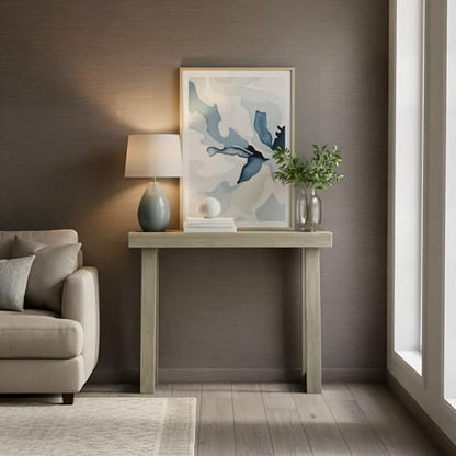Plank+Beam Classic Console Table, 36 Inch, Seashell | Non-Toxic Finishes, Versatile Design, Elegant Details, Easy Assembly, Quick Setup, Solid Wood - color: Seashell, size: 36" Console Table