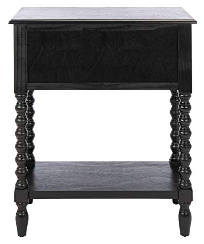 SAFAVIEH Furniture - Athena 3-Drawer Console Table - Black - Solid Wood - Farmhouse Classic Design - Ideal for Entryway, Living Room, Hallway, 23.5" W x 13" D x 29.5" H (CNS5703B) - color: Black
