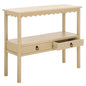 SAFAVIEH Home Collection Haven Natural Brown 2 Lower Drawer Console Table for Entryway, Living Room, Foyer - color: Natural