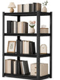 4 Tier Metal Bookshelf, Adjustable Tall Bookcase, Heavy Duty 2400 LBS Modern Deep Book Shelf, Bolt-Free Storage Shelves for Living Room, Home Office, Garage, 23.6" Wx 11.8" Dx 44.1" H - size: 4 Tier-23.6"Wx 11.8"Dx 44.1"H