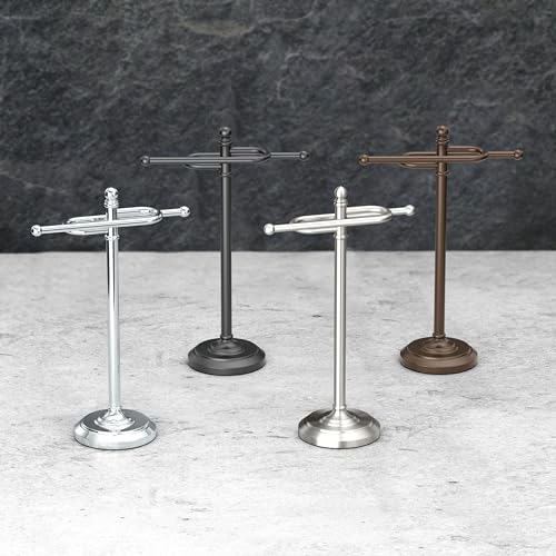 Gatco 1546 Counter Top S Style Towel Holder, Chrome - color: Chrome