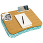 LAPGEAR Designer Lap Desk – Aqua Trellis, Fits 15.6” Laptops - color: Aqua Trellis, size: Single Lap Desk