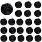 20 Pieces Cube Connectors, Wire Grid Cube Connector for Modular Closet Storage Organizer and Wire Shelf (Black)