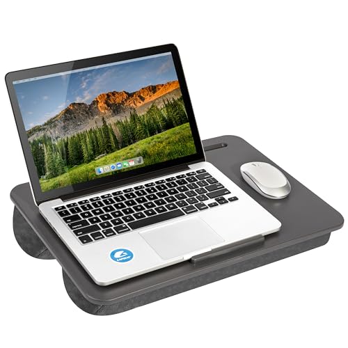LAPGEAR Original Lap Desk – Charcoal, Fits 17" Laptops - color: Charcoal, size: 17" Laptop (Original)