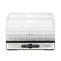 Small Food Dehydrator Dryer - Dehydrator for Healthy Food | Meat, Jerky, Fruit, Vegetable, Mushroom and Herb, 400W, 158°F, Mini Dryer with 5 BPA-Free Drying Racks, White, Model 904